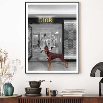 Store With Dog Home Decor Premium Quality Poster Print Choose Your Sizes