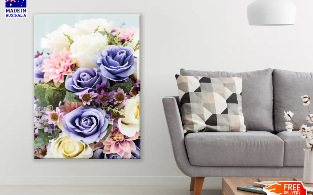 Colourful Floral Painting Print 100% Australian Made