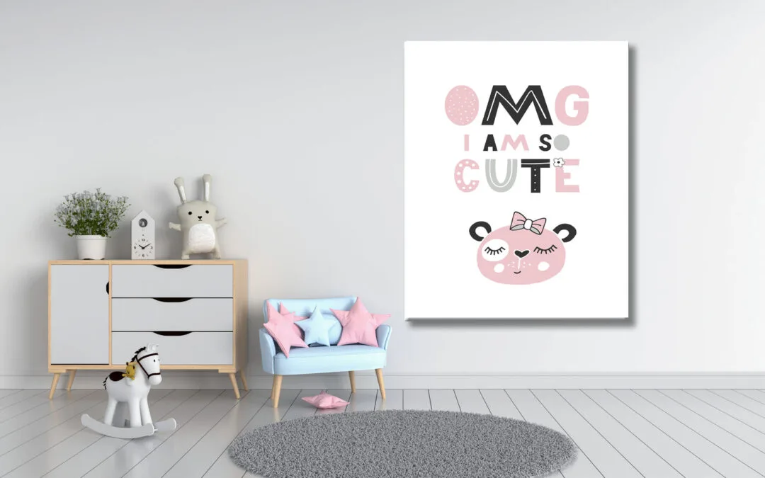 I’m So Cute Kids Art Print 100% Australian Made