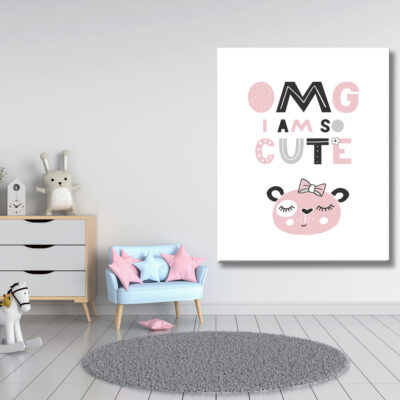 I'm So Cute Kids Art Print 100% Australian Made