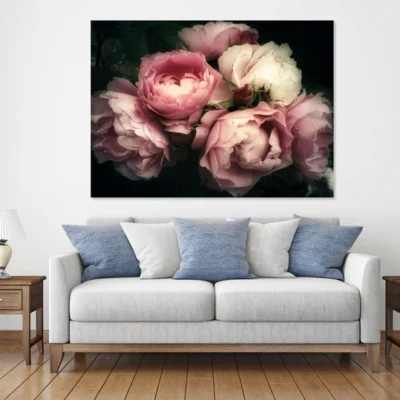 Peonies flowers Stunning Print 100% Australian Made