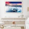 Alone Beech Tree on A Hill Slope with Sunny Home Decor Premium Quality Poster Print Choose Your Sizes