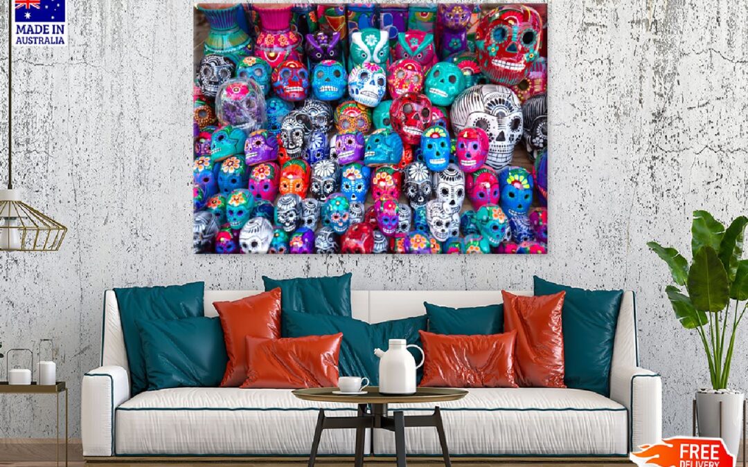 Taxco Colonial Masks View Photograph Print 100% Australian Made