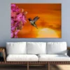 Hummingbird & Flowers Photograph Print 100% Australian Made - Image 2