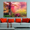 Majestic Landscape with Autumn Trees in Forest Wall Art Decor 100% Australian Made - Image 2