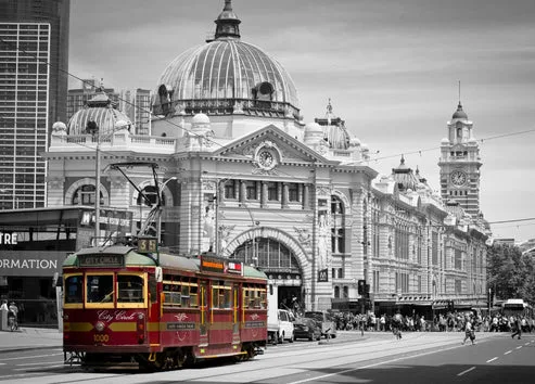Melbourne flinders Victoria Print 100% Australian Made - Image 2
