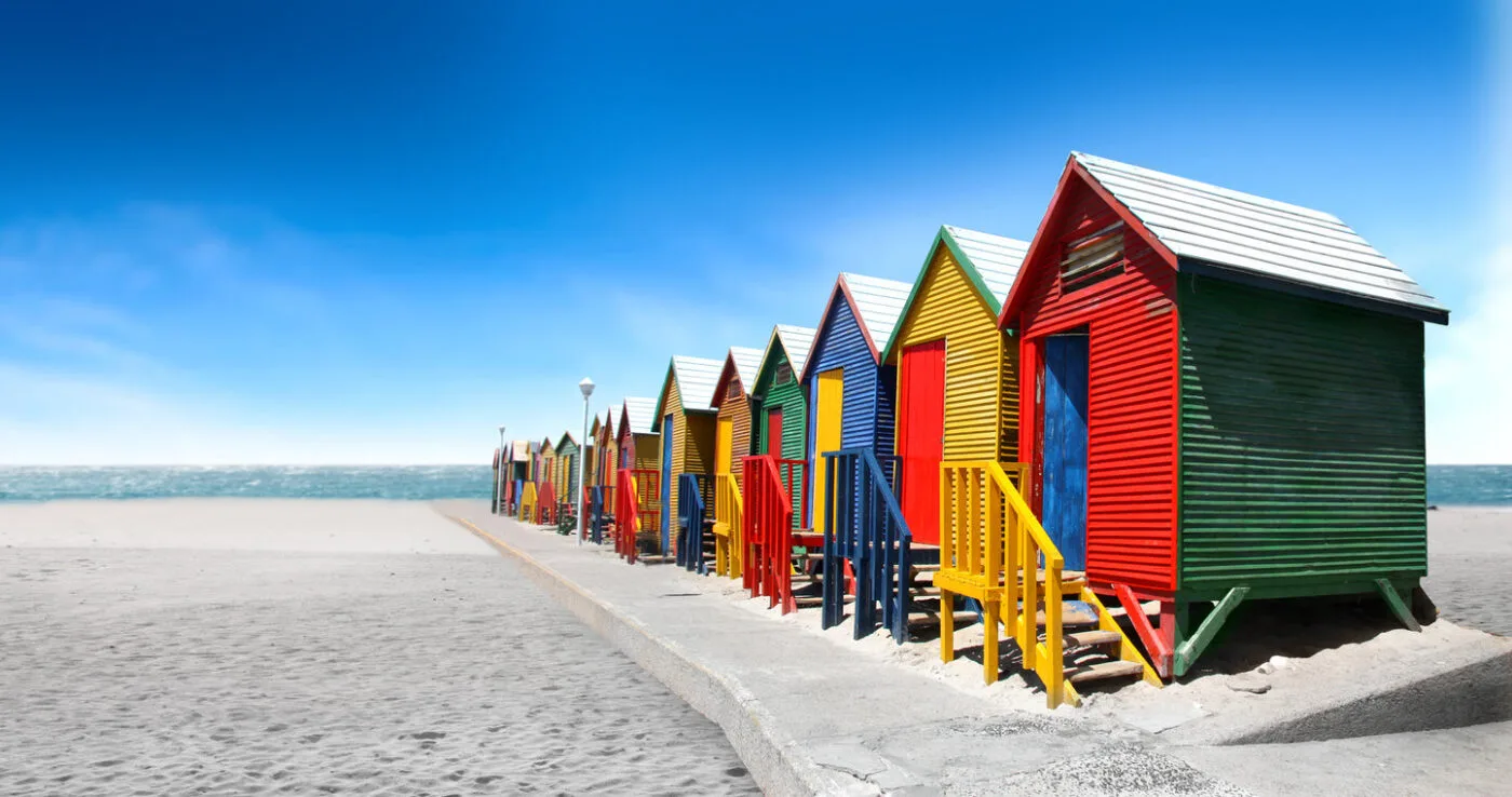 Colorful Beach Houses Photograph Print 100% Australian Made - Image 2
