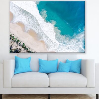 Sea Aerial View Photograph Print 100% Australian Made