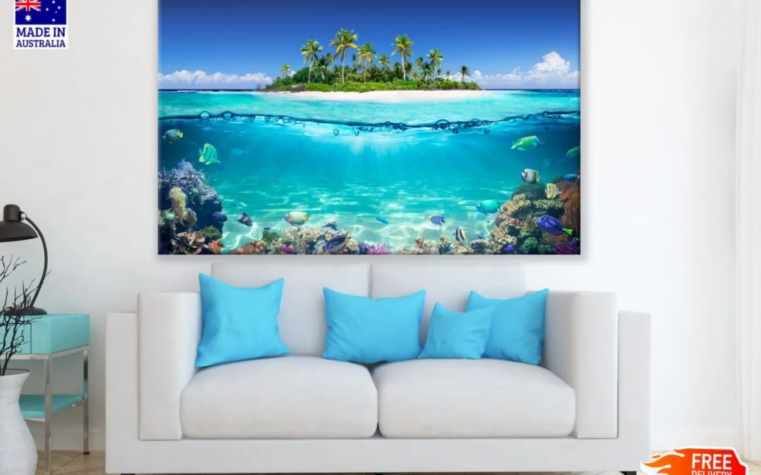 Underwater Fish Life Photograph Print 100% Australian Made
