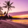 Stunning Sunset Beach View & Purple Sky Photograph Print 100% Australian Made - Image 2