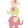 Elephants Kids Art Print 100% Australian Made - Image 2