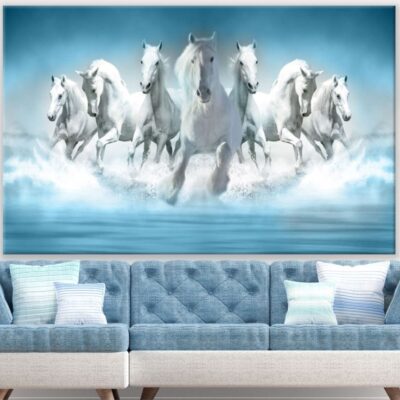 Horses Running on Water View Print 100% Australian Made