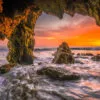 Sea Cave Scenery View Photograph Home Decor Premium Quality Poster Print Choose Your Sizes - Image 2