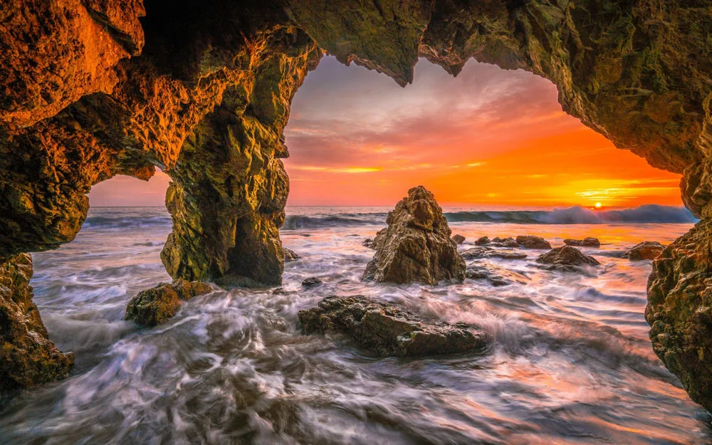 Sea Cave Scenery View Photograph Home Decor Premium Quality Poster Print Choose Your Sizes - Image 2