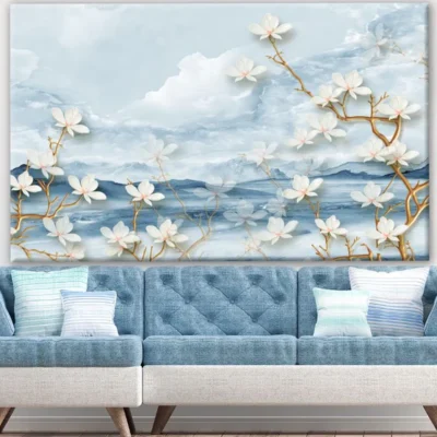 Floral Abstract Painting Print 100% Australian Made