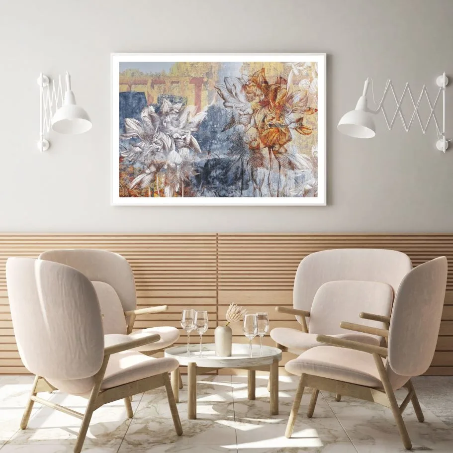 Flowers Watercolor Painting Home Decor Premium Quality Poster Print Choose Your Sizes