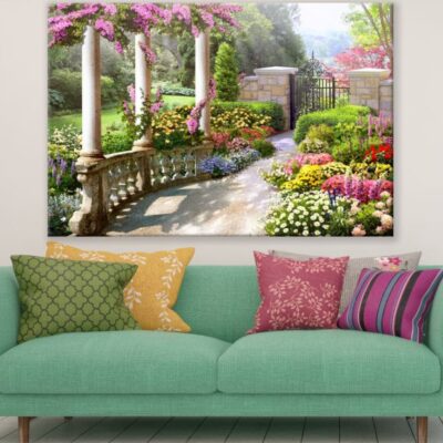 Colorful Flower Garden Photograph Print 100% Australian Made