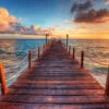 Beautiful Beach Pier Sunset Photograph Print 100% Australian Made - Image 2