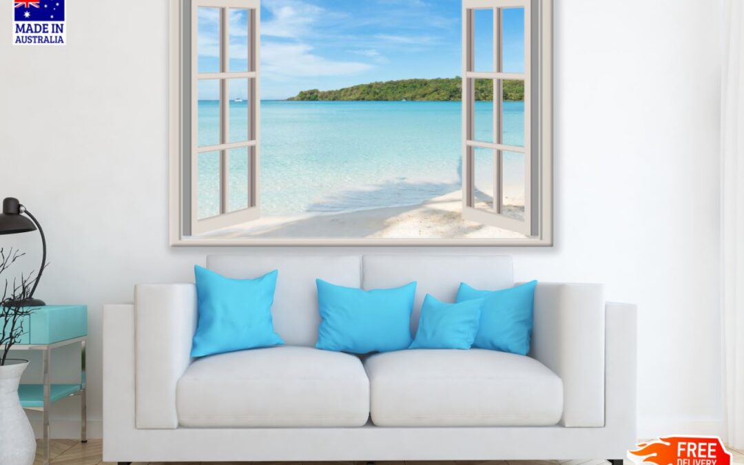 Sea Window Scenery Photograph Print 100% Australian Made