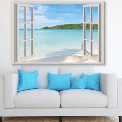 Sea Window Scenery Photograph Print 100% Australian Made