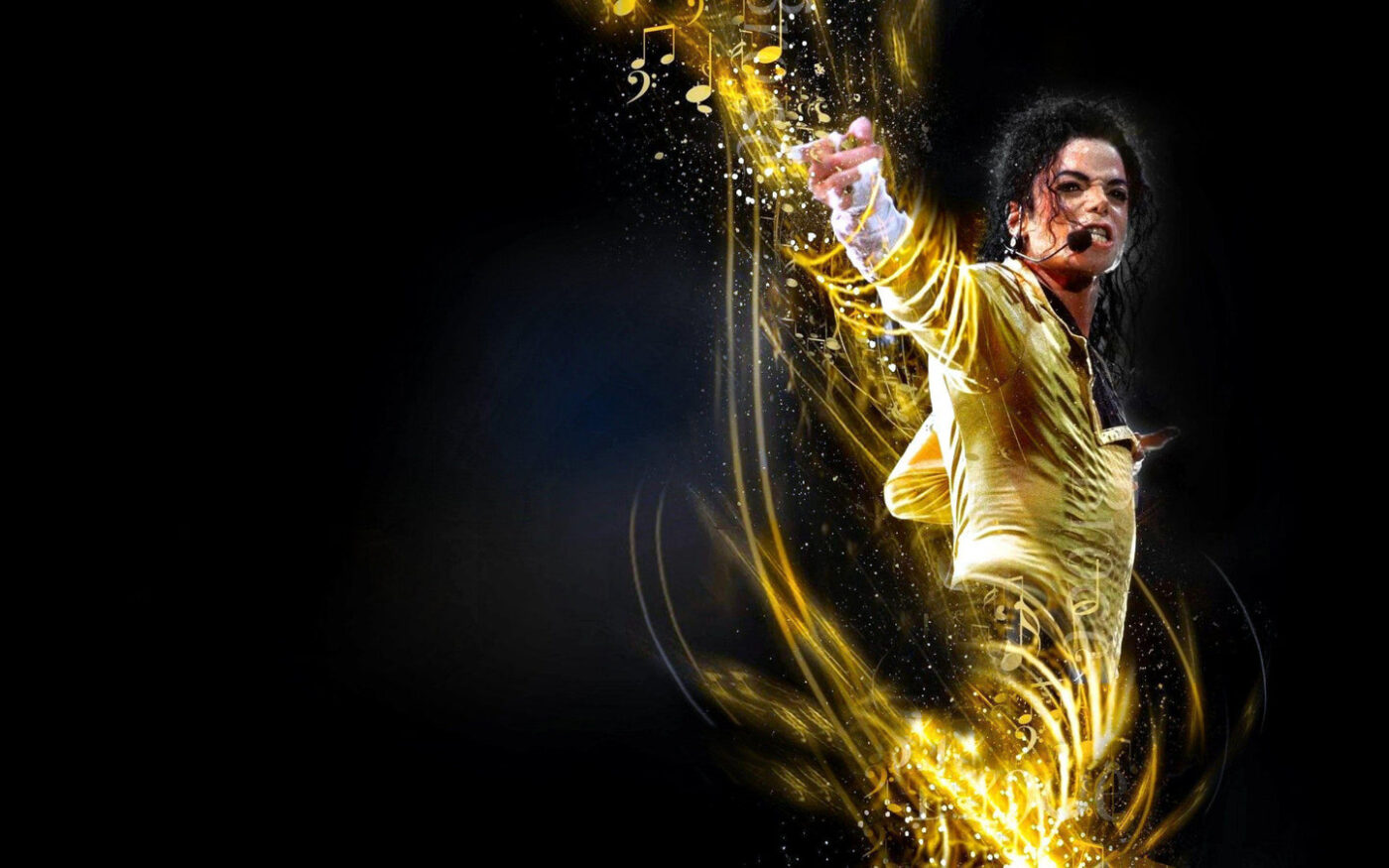 Michael Jackson Abstract Lighting Photograph Print 100% Australian Made - Image 2