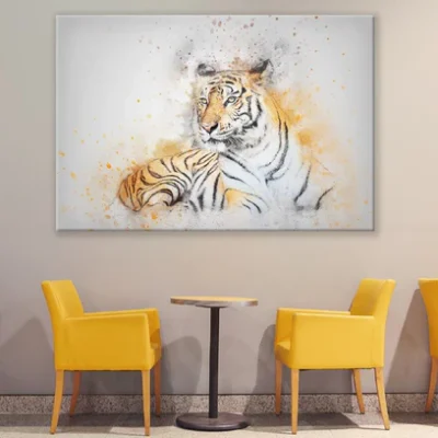 Tiger Abstract Design Print 100% Australian Made