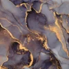 Black Grey & Gold Fluid Abstract Design Print 100% Australian Made - Image 3