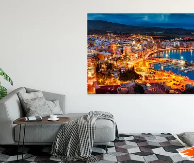 Aguilas spain by night Print 100% Australian Made