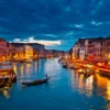 Grand Canal at Night, Venice Acrylic Glass Print Tempered Glass Wall Art 100% Made in Australia Ready to Hang - Image 5
