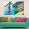 Positano Town At Amalfi Coast Print 100% Australian Made - Image 2