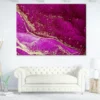 Pink & Gold abstract Design Print 100% Australian Made - Image 2