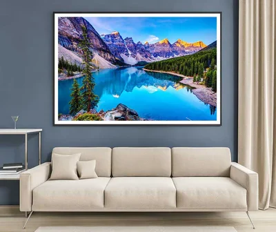Banff National Park Lake Scenery Photograph Home Decor Premium Quality Poster Print Choose Your Sizes