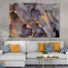 Black Grey & Gold Fluid Abstract Design Print 100% Australian Made - Image 2