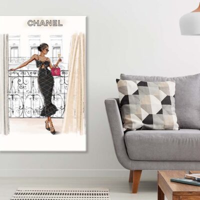 Luxury Fashion Store with Black Lady Print 100% Australian Made