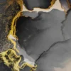 Black Gold Marble Abstract Design Print 100% Australian Made - Image 3