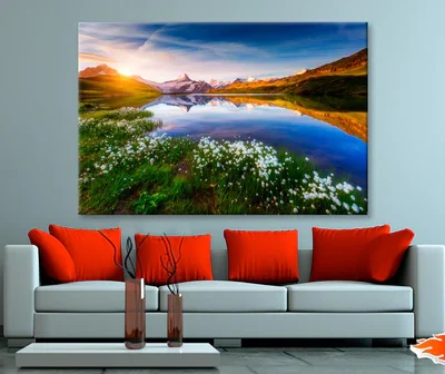 Location Place Swiss Alps Wall Art Decor 100% Australian Made