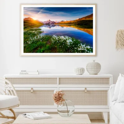 Location Place Swiss Alps Home Decor Premium Quality Poster Print Choose Your Sizes