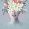 Young Woman With Flowers Abstract Home Decor Premium Quality Poster Print Choose Your Sizes - Image 3