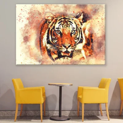 Tiger Closeup Abstract Design Print 100% Australian Made