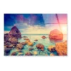 Morning Blue Sea Glowing by Sunlight Acrylic Glass Print Tempered Glass Wall Art 100% Made in Australia Ready to Hang - Image 5