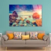 Morning Blue Sea Glowing by Sunlight Acrylic Glass Print Tempered Glass Wall Art 100% Made in Australia Ready to Hang