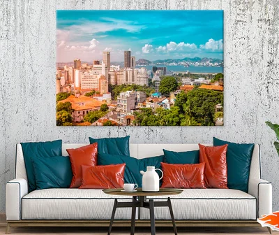 Town of Rio de Janeiro Brazil Print 100% Australian Made
