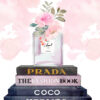 Light Pink Fashion Perfume with Flowers Design Home Decor Premium Quality Poster Print Choose Your Sizes - Image 4