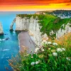 Beautiful Cliffs Aval of Etretat Home Decor Premium Quality Poster Print Choose Your Sizes - Image 4