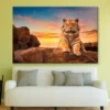 Solitary Adult Bengal Tiger Wall Art Decor 100% Australian Made - Image 2