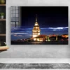 Maiden's Tower Night Print Tempered Glass Wall Art 100% Made in Australia Ready to Hang - Image 3