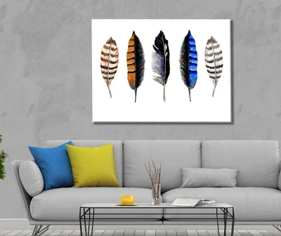 Native Feather Popular multicoloured Print 100% Australian Made