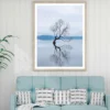 Wanaka Tree in Lake Photograph New Zealand Home Decor Premium Quality Poster Print Choose Your Sizes