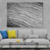 Dark Grey Marble Abstract Design Print 100% Australian Made