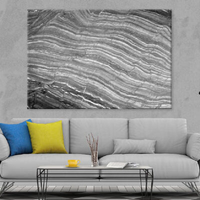 Dark Grey Marble Abstract Design Print 100% Australian Made